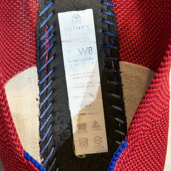 Women’s ROTHY’S The Loafer- Dark red. Size 8 - Picture 8 of 8